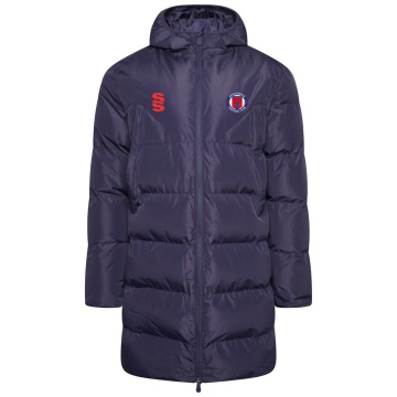 Active Long Padded Jacket - Navy